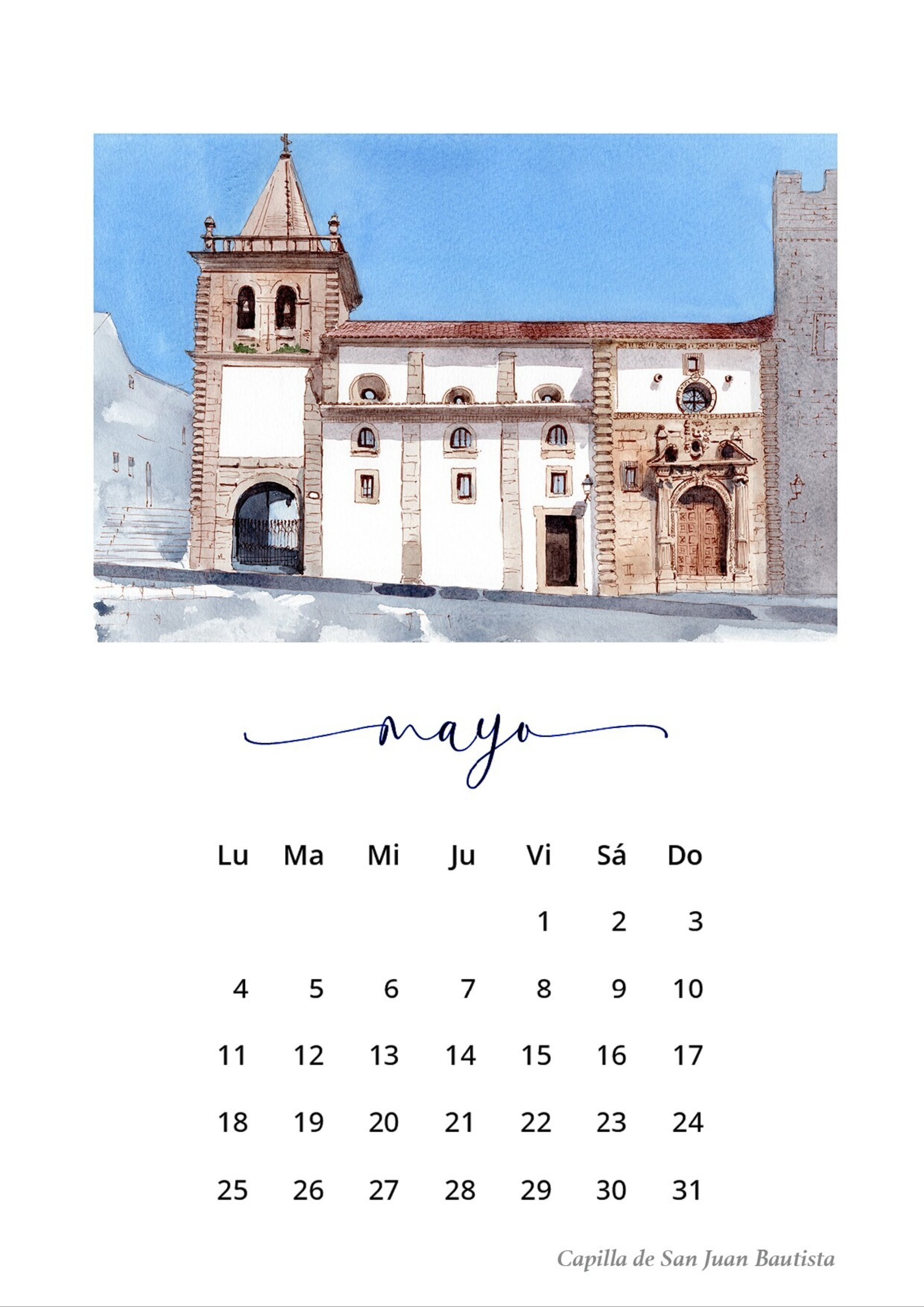 Calendario Gijón 2026 Formato vertical - 8