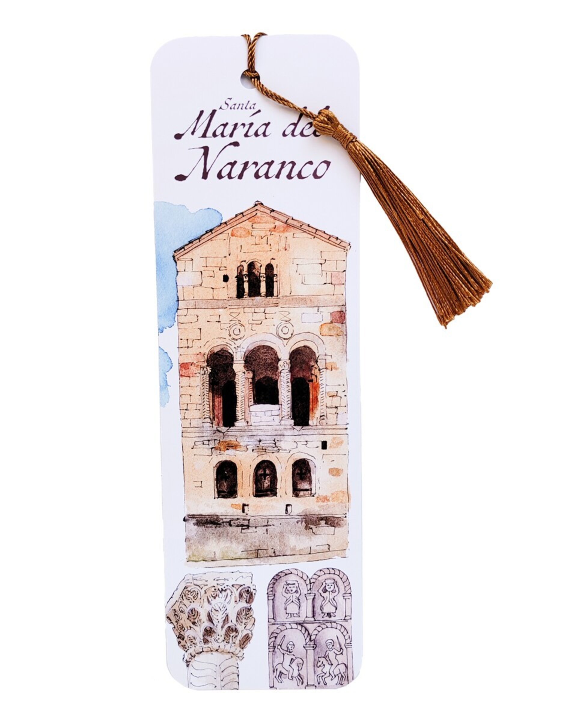Set de 3 marcapáginas Ballena | Santa María del Naranco | Río Nalón Asturias - 3