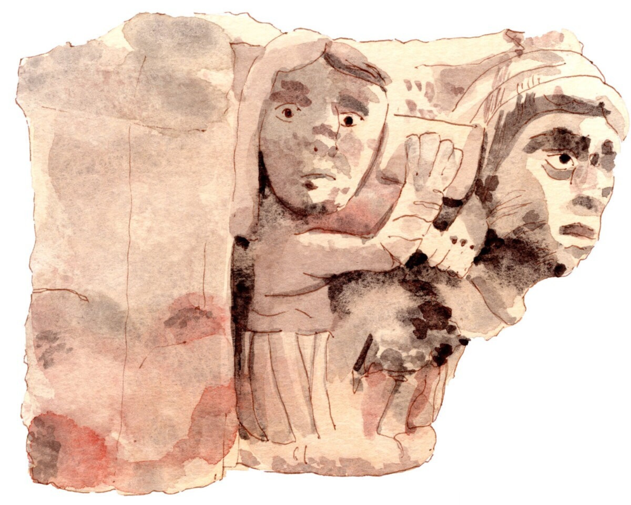 2 capiteles 1 ménsula cabeza castreña Museo Arqueológico de Asturias Oviedo - 2