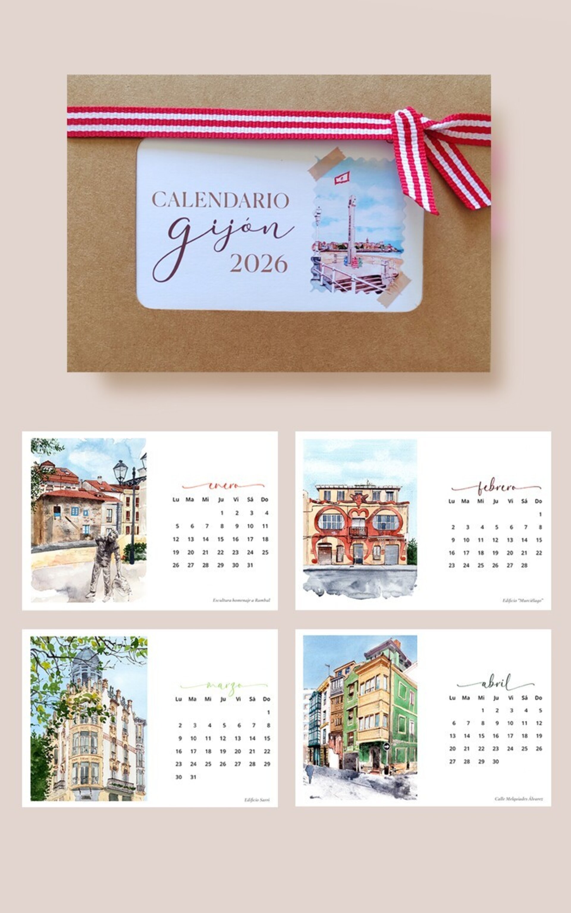 Calendario 2026 GIJÓN