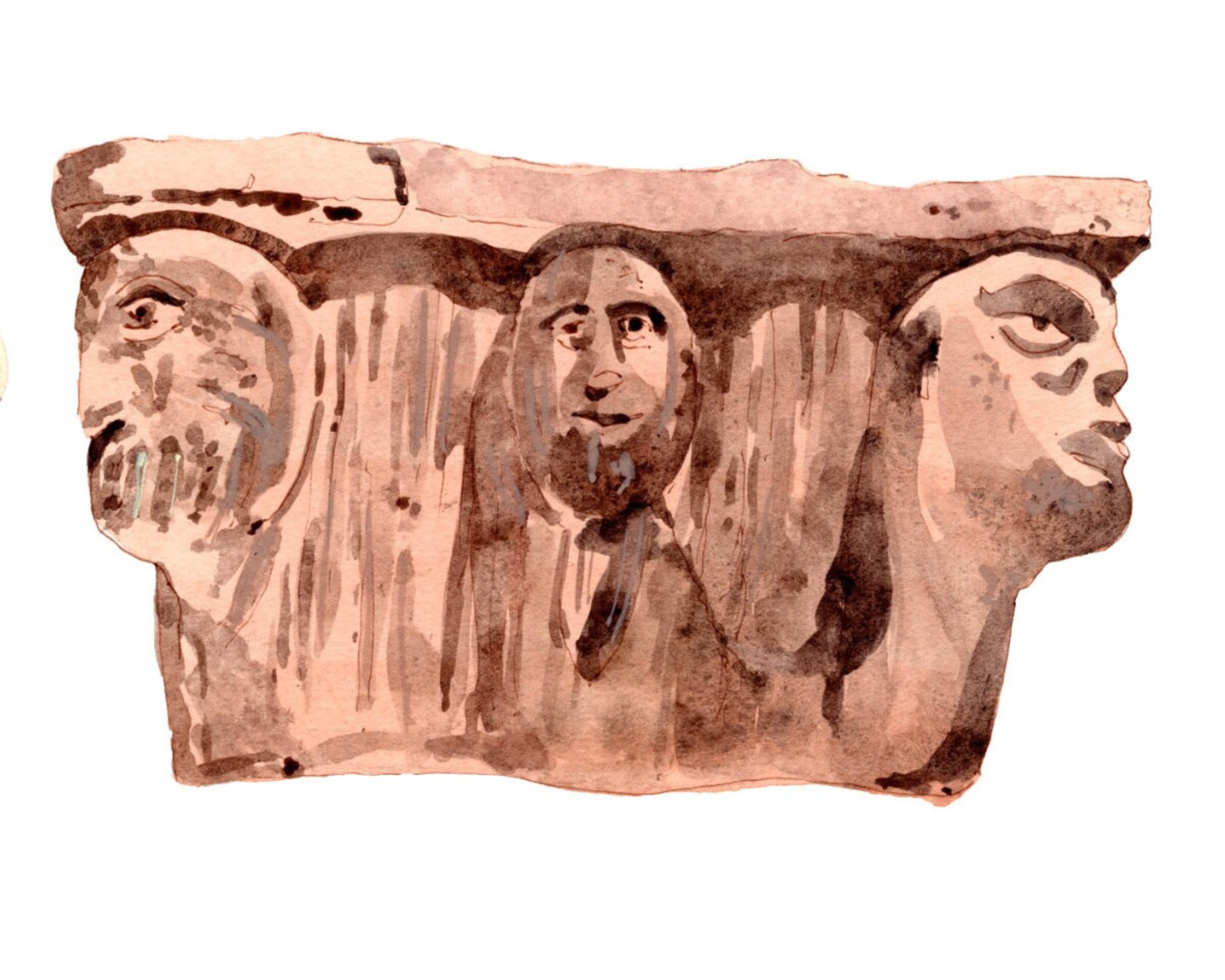 2 capiteles 1 ménsula cabeza castreña Museo Arqueológico de Asturias Oviedo - 3