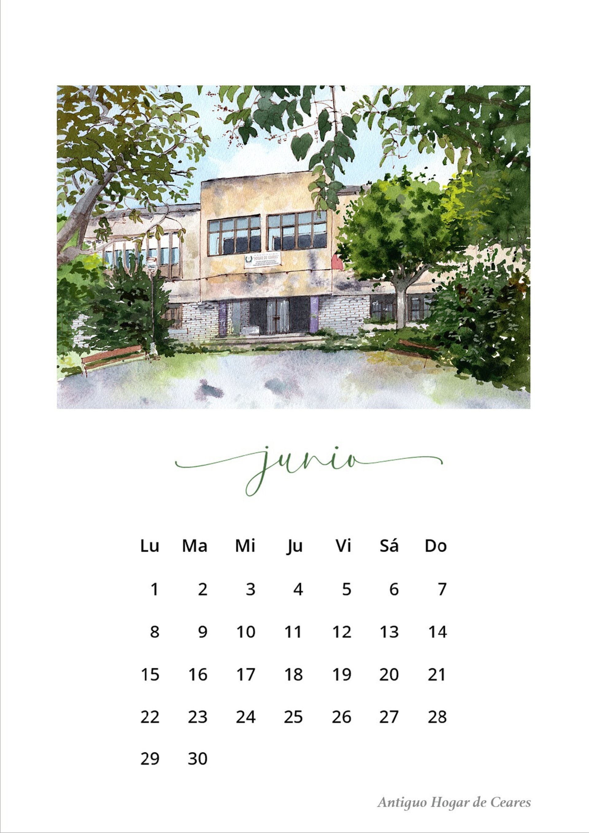 Calendario Gijón 2026 Formato vertical - 9